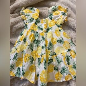 Janie and Jack Yellow Floral Kids Dress